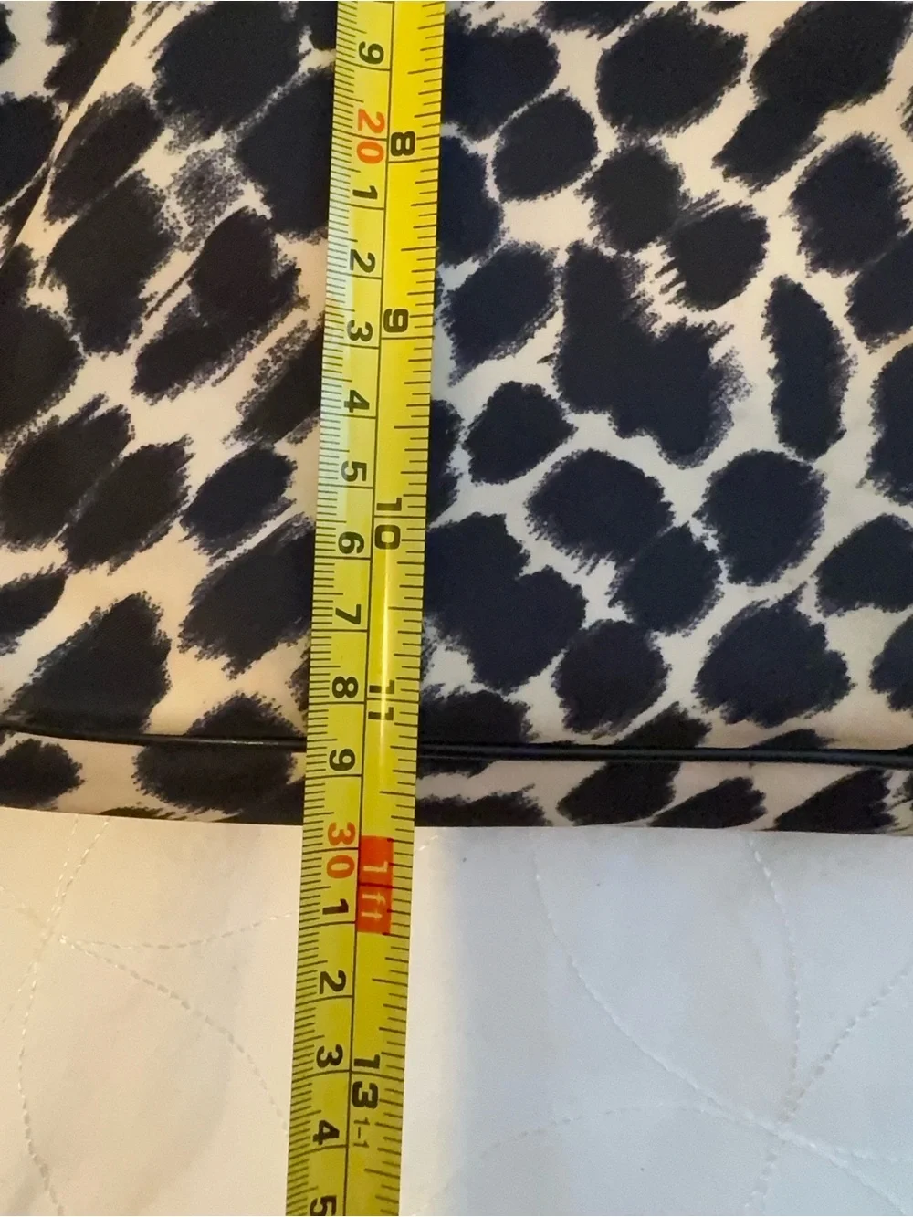 Kate Spade Leopard Print Black and Cream Laptop Briefcase